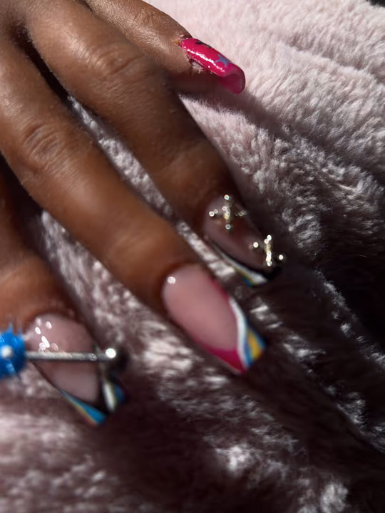 3d Sculpting, Charm Placement, Piercing — nail work by Polished.and.prettyy