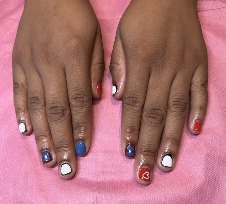 Comic Art, Line Art — nail work by TipsSlayedbyStyles