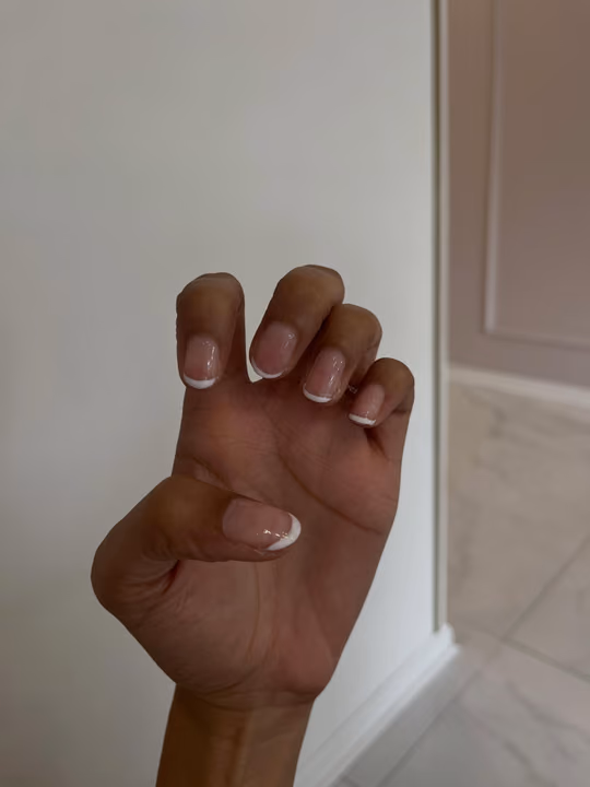French Manicure — nail work by Liyah’s Lair