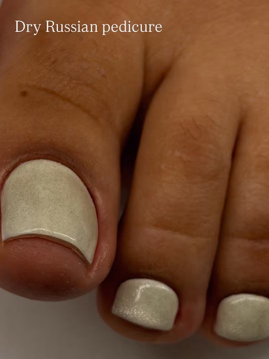 Cuticle Care, Russian Manicure, Structured Gel — nail work by Sofía Nails Artist