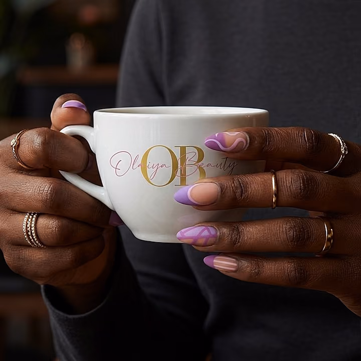 Hand Painting, Line Art, Mixed Media — nail work by Olaiya Beauty Atlantas Best Mobile Nails