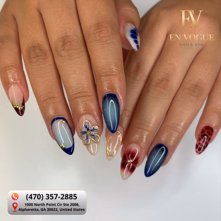 3d Sculpting, Blooming Gel, Cat Eye, Encapsulation — nail work by En Vogue Nails Spa
