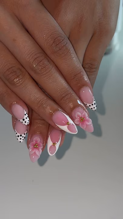 3d Sculpting, Encapsulation, Line Art — nail work by Dallas Ga Nail Tech