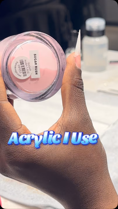 Acrylic, Stiletto — nail work by Ann