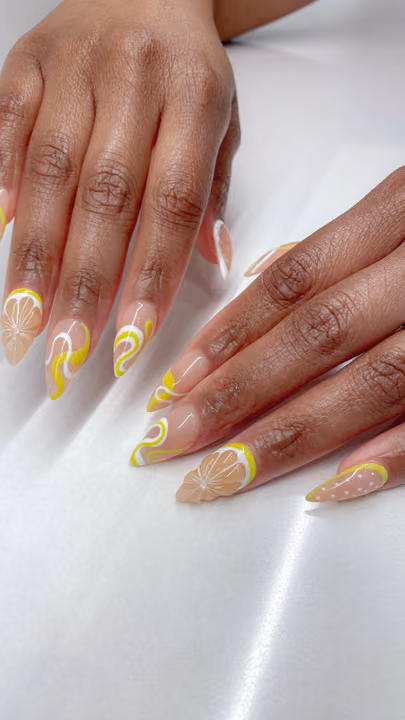 3d Sculpting, Encapsulation, Line Art — nail work by NailzzwithANNIE