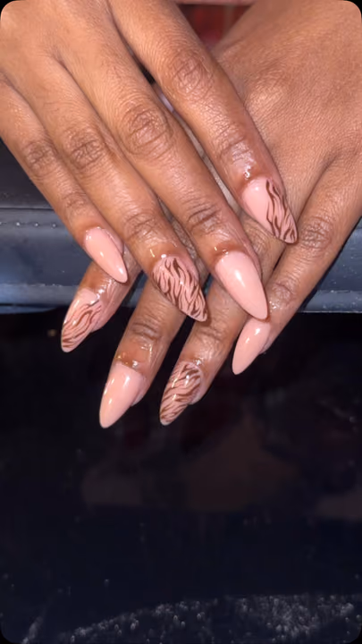 Nail work by Luxury Accessory Nail Studio