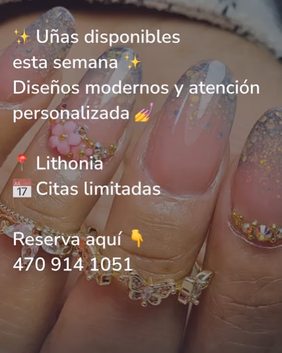 3d Sculpting, Encapsulation, Rhinestone Placement — nail work by Yudit’s Nails