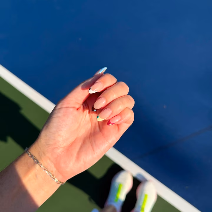French Manicure, Hand Painting — nail work by Lacquer Nail Bar