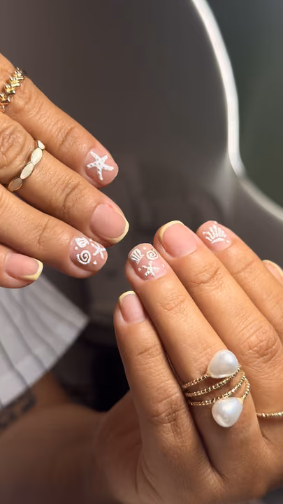 3d Sculpting, Hand Painting — nail work by Nellysetss