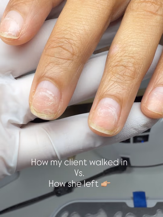 Nail Repair — nail work by RUSSIAN MANI EDU+SALON