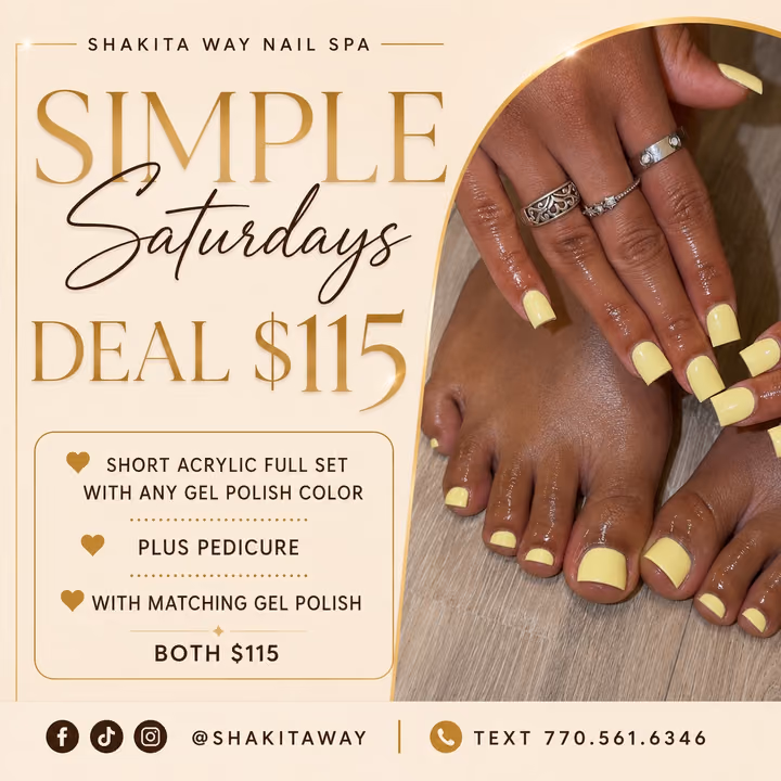 Nail work by Licensed Nail Artist