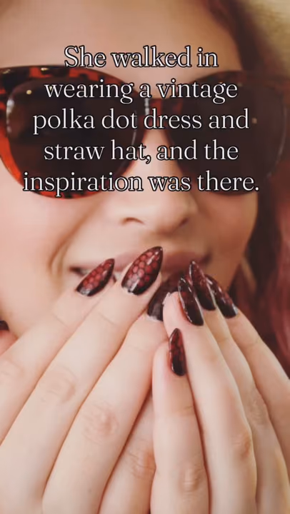 Encapsulation, Hand Painting — nail work by Lark & Sparrow Atlanta, GA