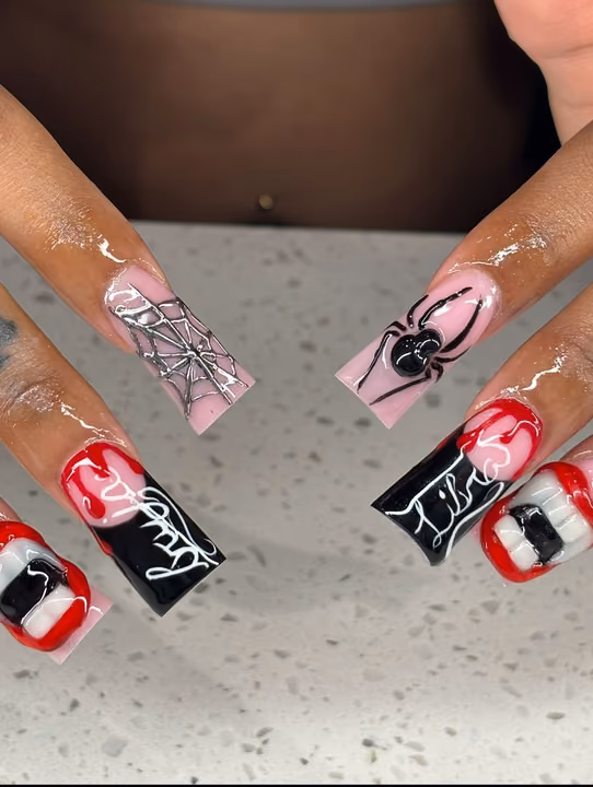 3d Sculpting, Chrome, Encapsulation — nail work by Babe Cave Beauty,LLC