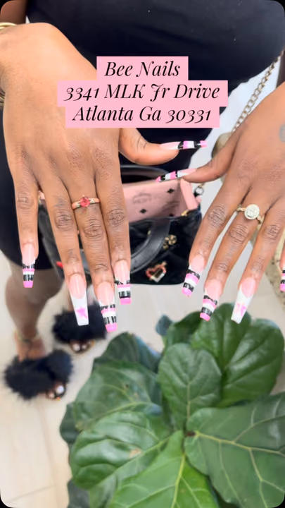 Line Art, Mixed Media — nail work by BEE NAILS