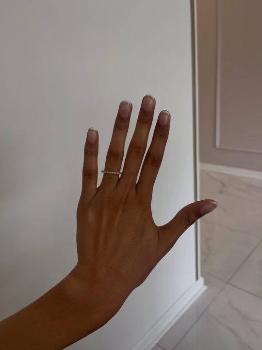 French Manicure — nail work by Liyah’s Lair