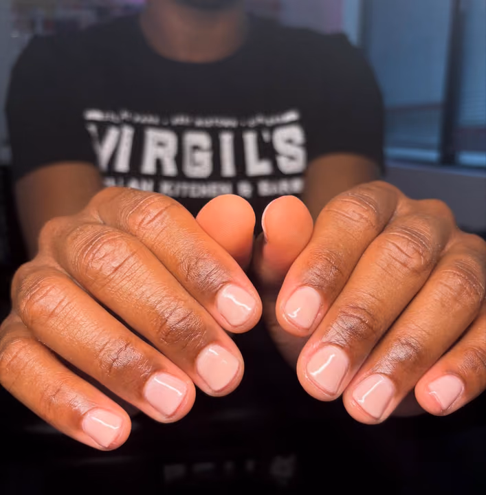 Apex Building, Structured Gel — nail work by Atlanta Russian Manicure Specialist