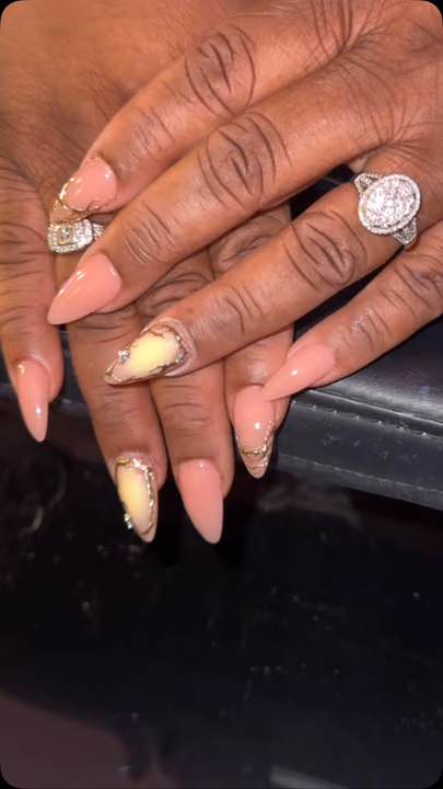 3d Sculpting, Rhinestone Placement, Stiletto — nail work by Luxury Accessory Nail Studio