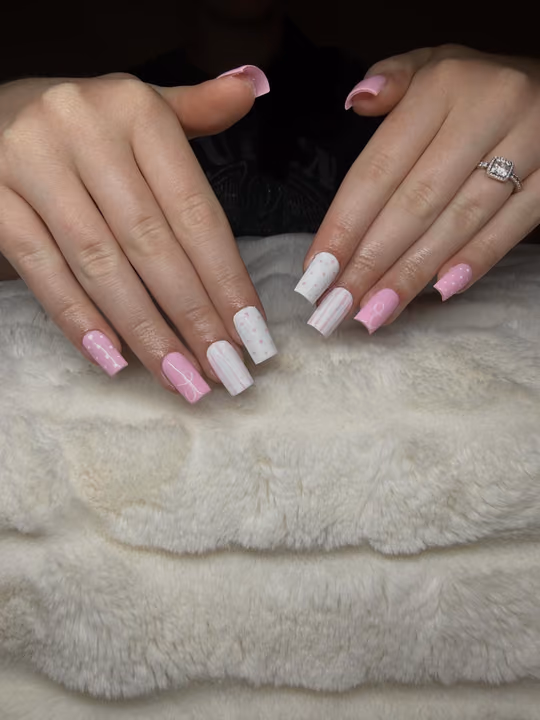 Dot Work, Line Art, Hand Painting — nail work by nailedbykaykay