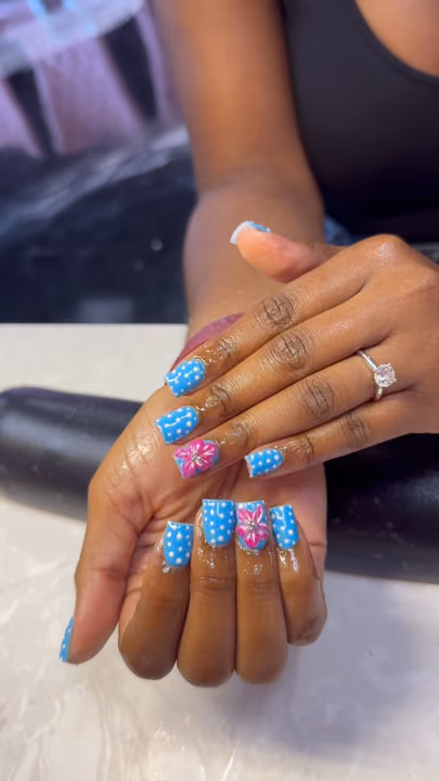 Cuticle Care, Hand Painting, Dot Work — nail work by ATLANTAS #1 LICENSED NAIL SALON