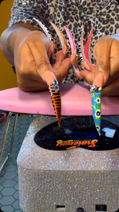 Nail work by Da Bling God