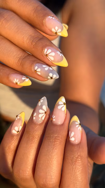 French Manicure, Hand Painting — nail work by Sophy’s Nail Lab