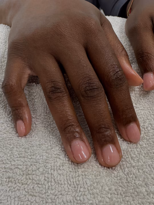 Cuticle Care, Gel Overlay, Structured Gel — nail work by Natural Nail Theory