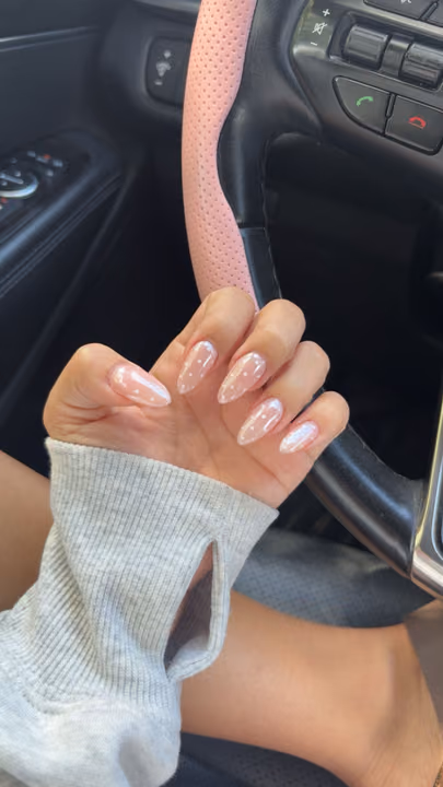 Chrome, Encapsulation, Structured Gel — nail work by nailedbykaykay