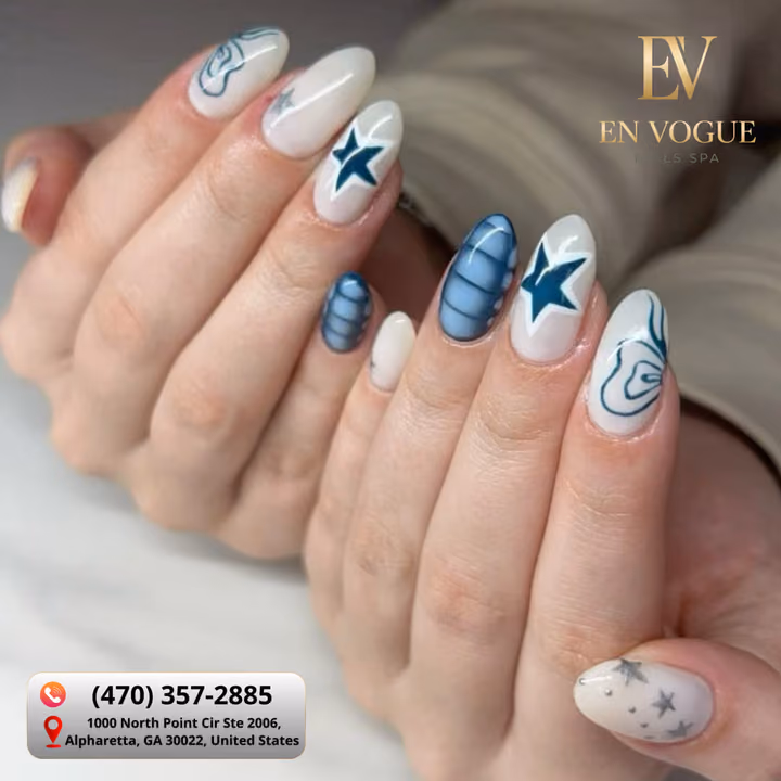 3d Sculpting, Airbrush, Hand Painting — nail work by En Vogue Nails Spa