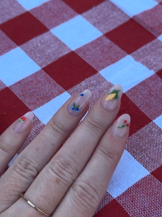 3d Sculpting, Encapsulation, Hand Painting — nail work by Lacquer Nail Bar