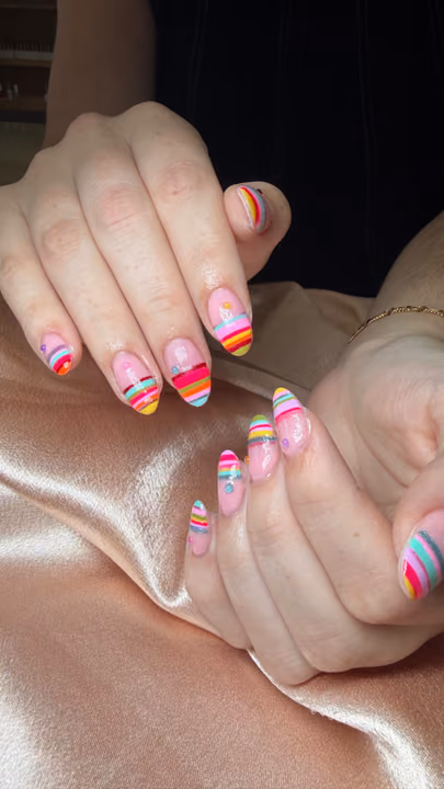 Nail work by Main street Nails spa
