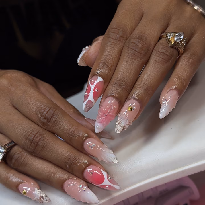 3d Sculpting, Airbrush, Encapsulation — nail work by TARA NAILS & LASH -nails