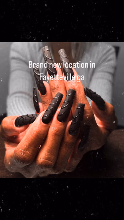 3d Sculpting, Coffin, Matte, Textured Finish — nail work by just nails