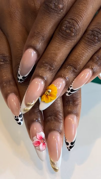 3d Sculpting, Encapsulation, Hand Painting — nail work by BEELLAGIO NAIL, WAX, & LASH BAR