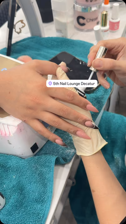 Nail work by 5th Nail Lounge Decatur
