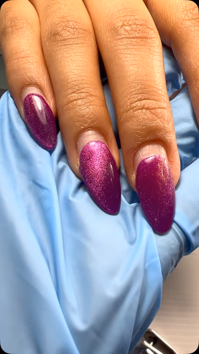 Cat Eye — nail work by Maya Nails & Beauty