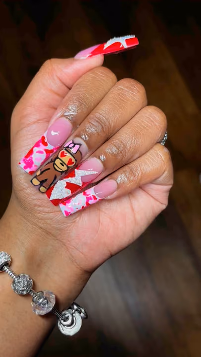3d Sculpting, Character Art, Hand Painting — nail work by ATL Nail Tech