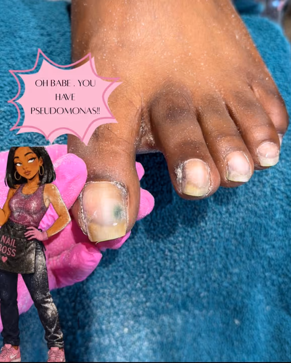 Pedicure — nail work by Babe Cave Beauty,LLC