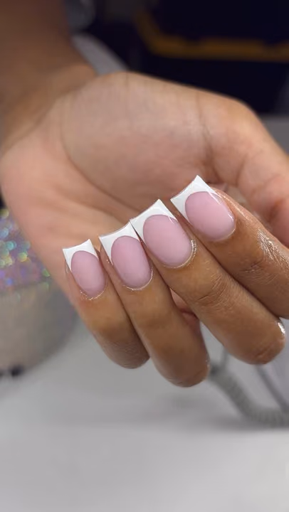 Duck, French Manicure — nail work by Dallas Ga Nail Tech