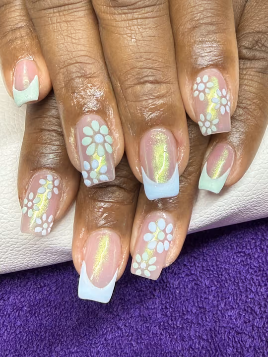 Nail work by Purple Haven Salon