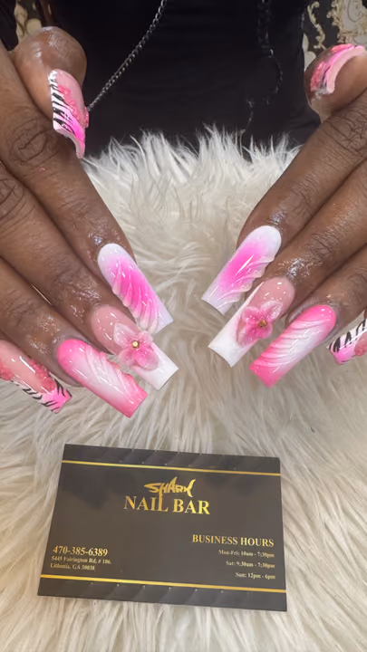 3d Sculpting, Airbrush, Nail Extensions, Structured Gel — nail work by Shark Nail Bar