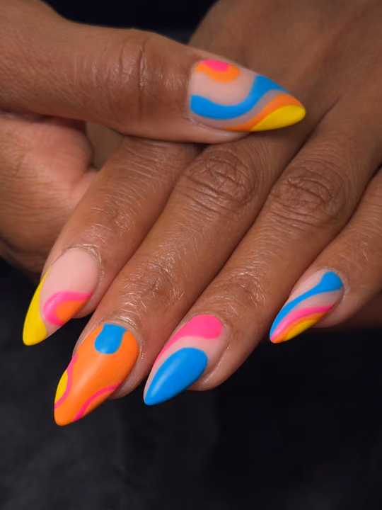 Nail work by Sugar Polish Nail Bar Decatur