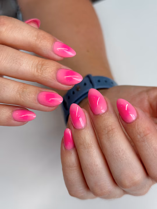 Airbrush, Aura Effect, Gradient — nail work by Flair Nail & Beauty Bar