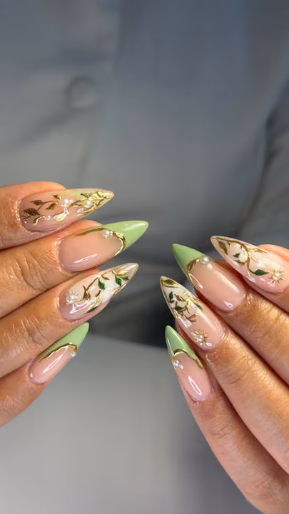 3d Sculpting, Encapsulation, French Manicure, Hand Painting — nail work by Nail Muse