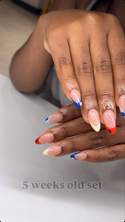 Apex Building, Fill In, Structured Gel — nail work by Decatur