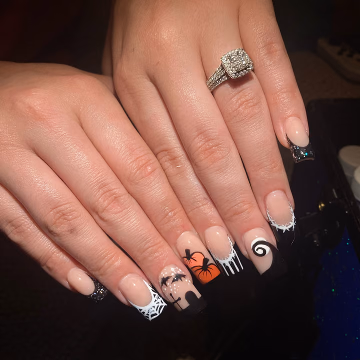 Hand Painting, French Manicure — nail work by Nailz.byNelle