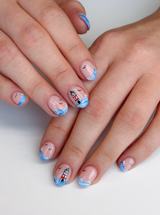 Hand Painting — nail work by Taylor Le