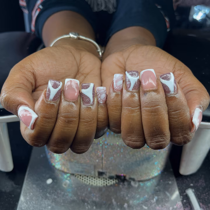 Cat Eye, Encapsulation, French Manicure, Structured Gel — nail work by Liyah’s Lair