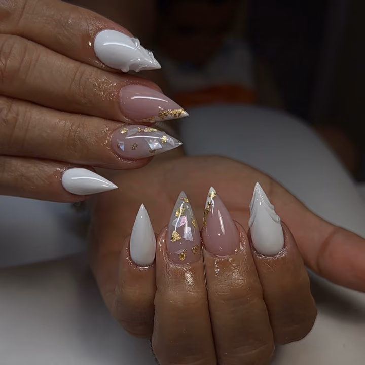 3d Sculpting, Encapsulation, Stiletto — nail work by TARA NAILS & LASH -nails