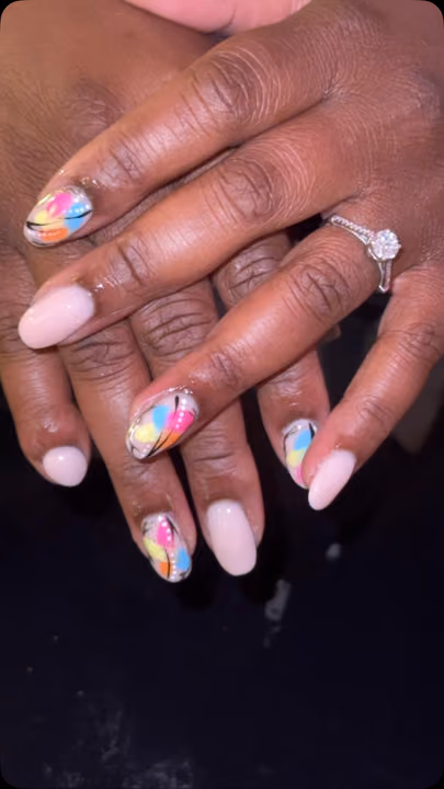 Hand Painting — nail work by Luxury Accessory Nail Studio