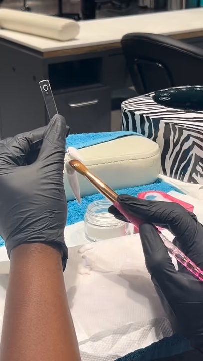 Acrylic — nail work by Ann